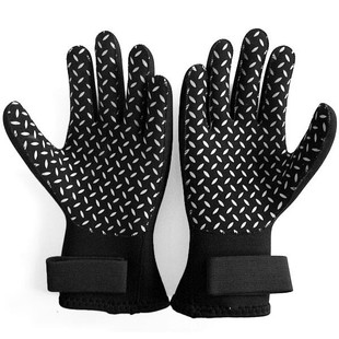 Factory Customized Bonded Waterproof Fishing and Skiing Cycling Gloves Made of Neoprene with Non-Slip Palms