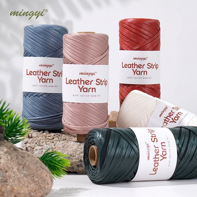 Hilo de Cuero para Tejido, Tejido a Mano para Bolsos DIY