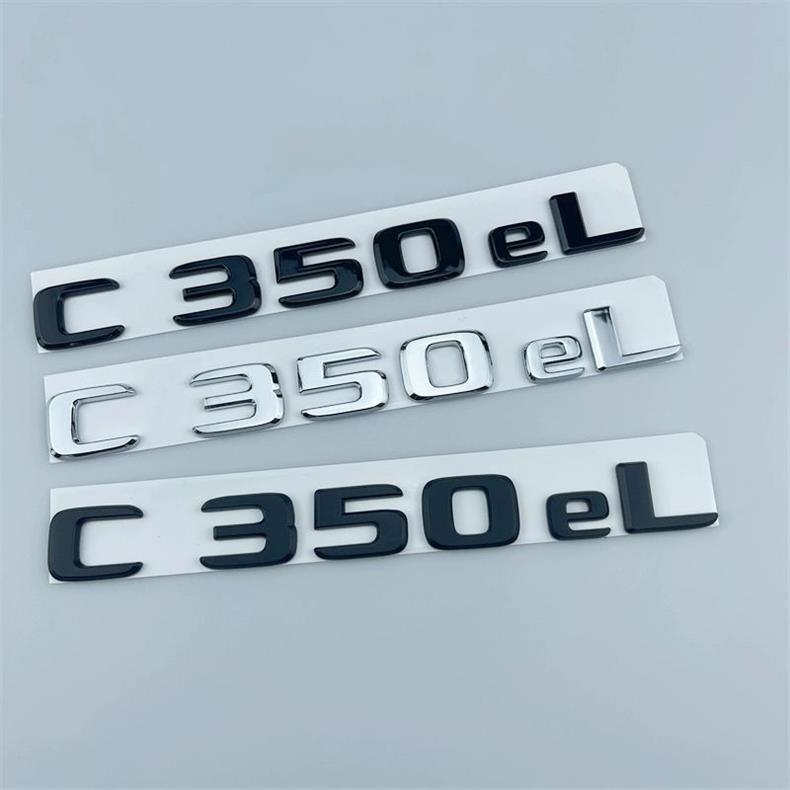 Suitable for Mercedes-Benz New Energy E-Class and New C-Class E350eL C350eL, used for modifying the rear emblem of hybrid vehicles