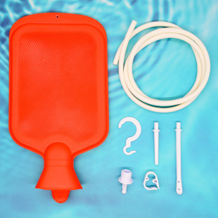 Enema Flushing suit silicone bag enema head Hose flushing device controllable water flow size body care bag manufacturer