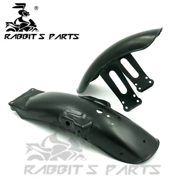 Ретро модифицированный CG125 мотоцикл крыло короткая версия передняя и задняя грязевые плиты грязевые плитки Happy Pearl из нержавеющей стали грязевые плиты