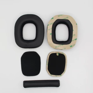 适用于罗技Astro A50耳机套A40蛋白皮耳套 A10 A20绒布耳罩垫头梁