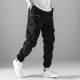 2025 new Amazon men's overalls outdoor pants tide men's casual pants loose manufacturers wholesale
