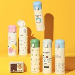 Cup Bear adult suction mouth thermos cup 316 stainless steel portable Internet celebrity boys and girls pregnant couple creative water cup