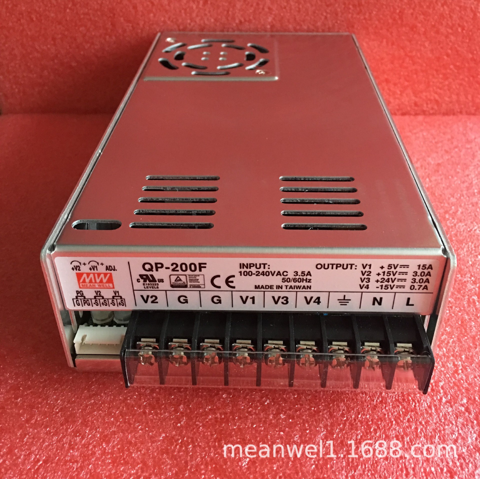 台湾明纬QP-200W四组输出具有PFC功能3A/3B/3C/3D/3E全新原装正品