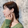 Fashionable small earrings, simple and elegant design, internet celebrity