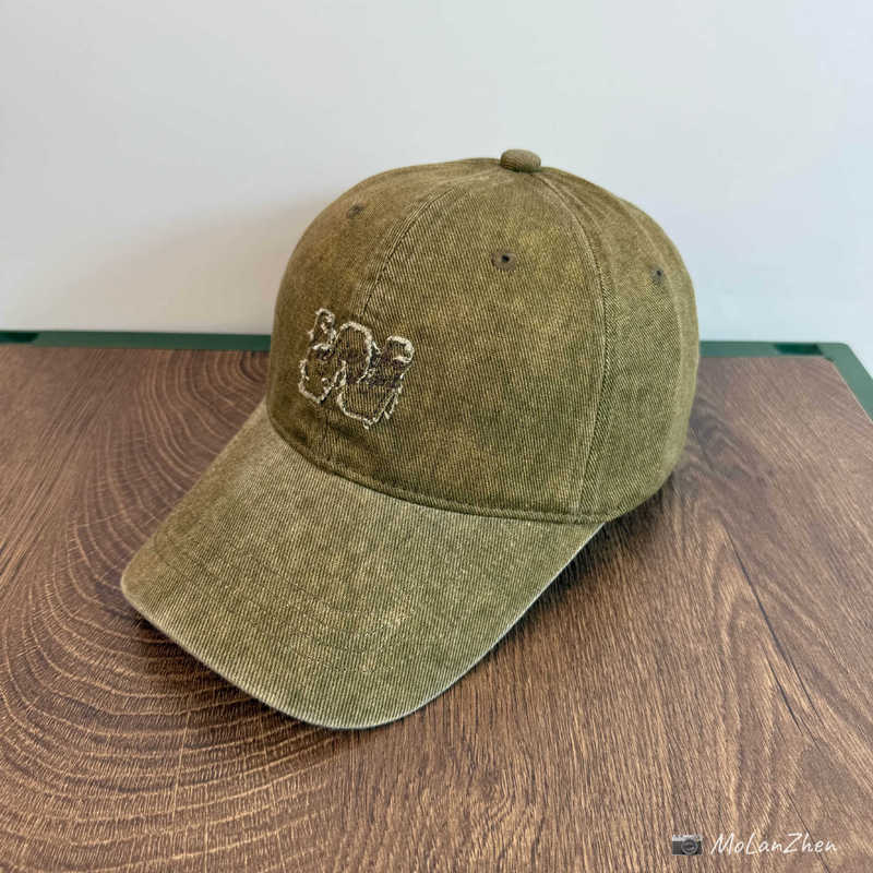 韩版高品质水洗软顶棒球帽时尚W刺绣鸭舌帽男女同款街头素颜遮脸|undefined