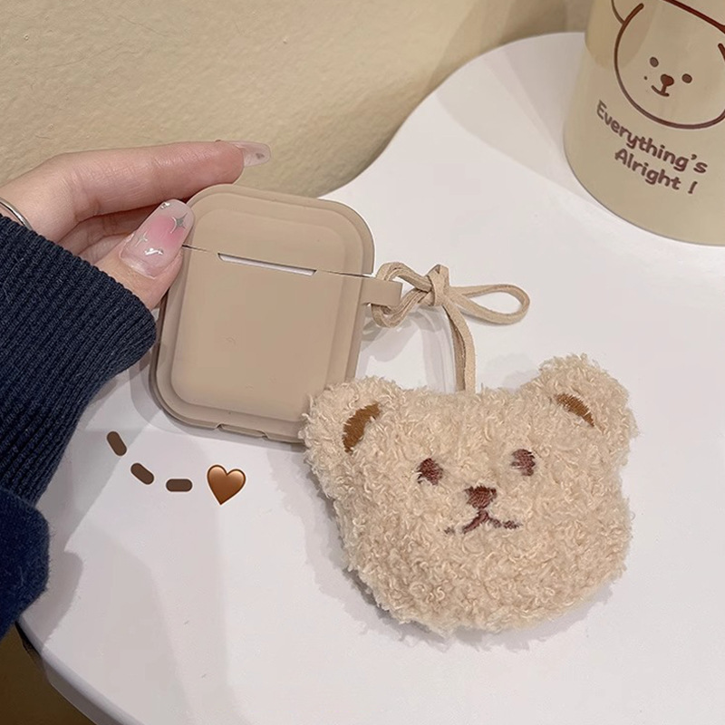 ins cute cartoon bear pendant plush doll student clothing bag socks decorative accessories pendant wholesale