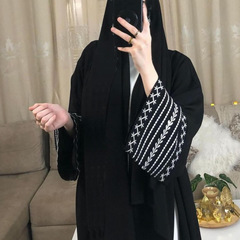 中東アラブローブabaya外国貿易婦人服刺繍カーディガンレディース刺繍新作ファッションワンピース