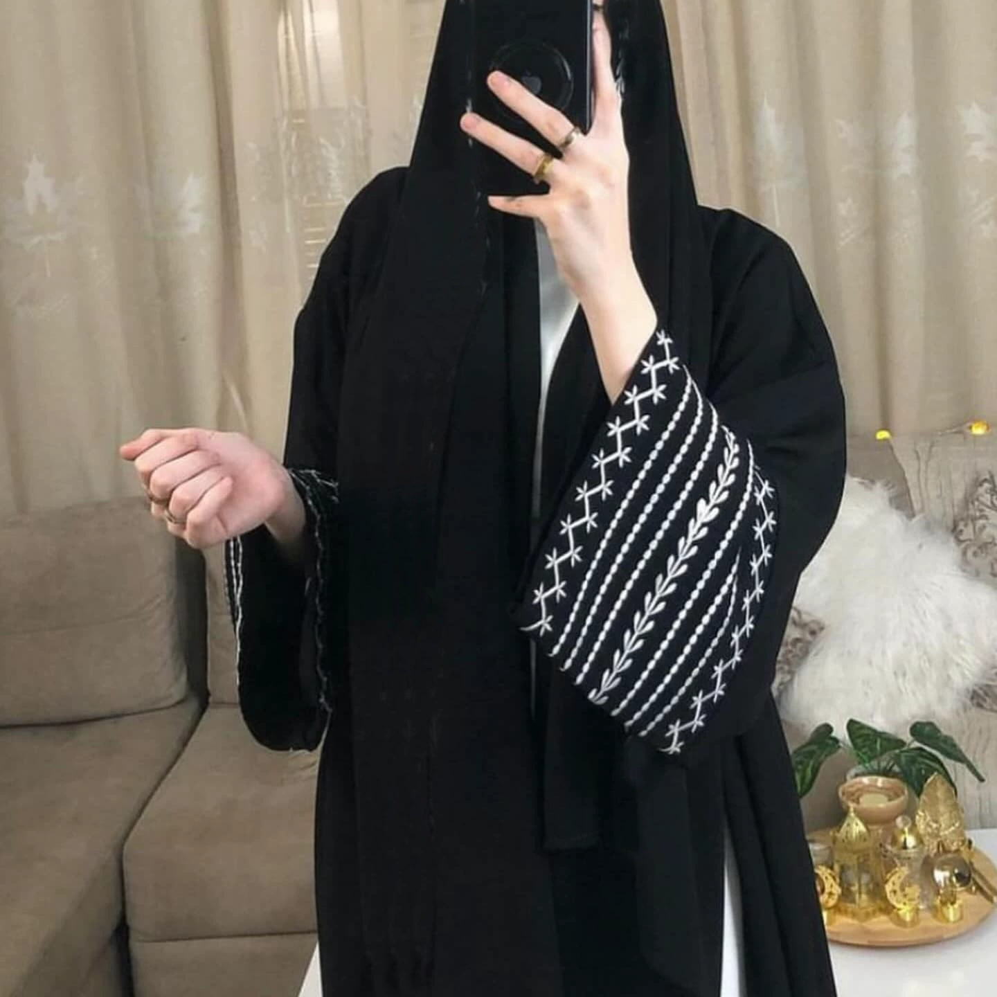 Ближневосточный арабский халат abaya внешняя торговля женщины вышитый кардиган дамы вышивка новый стиль модное платье