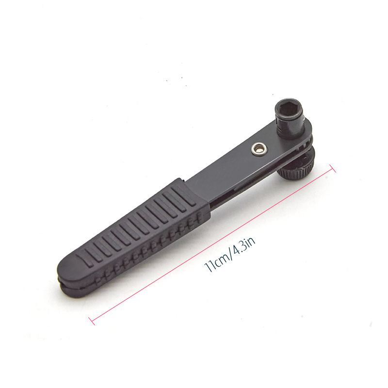 Dispositivo de flexión de ángulo recto de múltiples funciones de destornillador de trinquete delantero e inverso Cruz llave de traje de destornillador corto