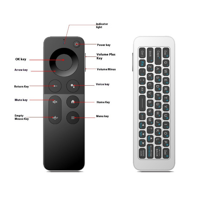 T1 Smart Voice Remote Control 2.4G Wireless Air Flying Mouse Remote Control Wireless Mini Keyboard Remote Control T1 Smart Voice Remote Control 2.4G Wireless Air Flying Mouse Remote Control Wireless Mini Keyboard Remote Control