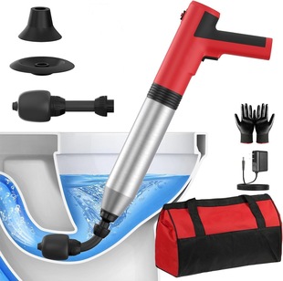 One gun pipe dredge stainless steel air pumping integrated dredge household dredge toilet toilet pipe