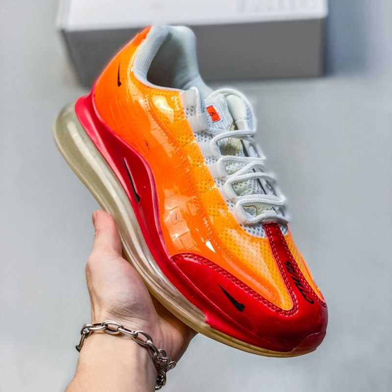 Pure Original Max720 Co-Branded Colorful Leather Space Air Cushion Running Shoes for Men and Women Casual Versatile Sports Shoes Cross-Border Pure Original Max720 Co-Branded Colorful Leather Space Air Cushion Running Shoes for Men and Women Casual Versatile Sports Shoes Cross-Border