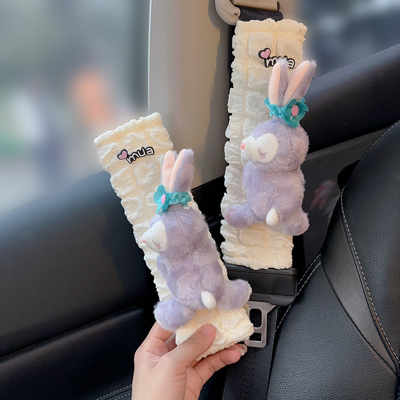 Funda Protectora para Cinturón de Coche Felpa Suave Protege el Cuello
