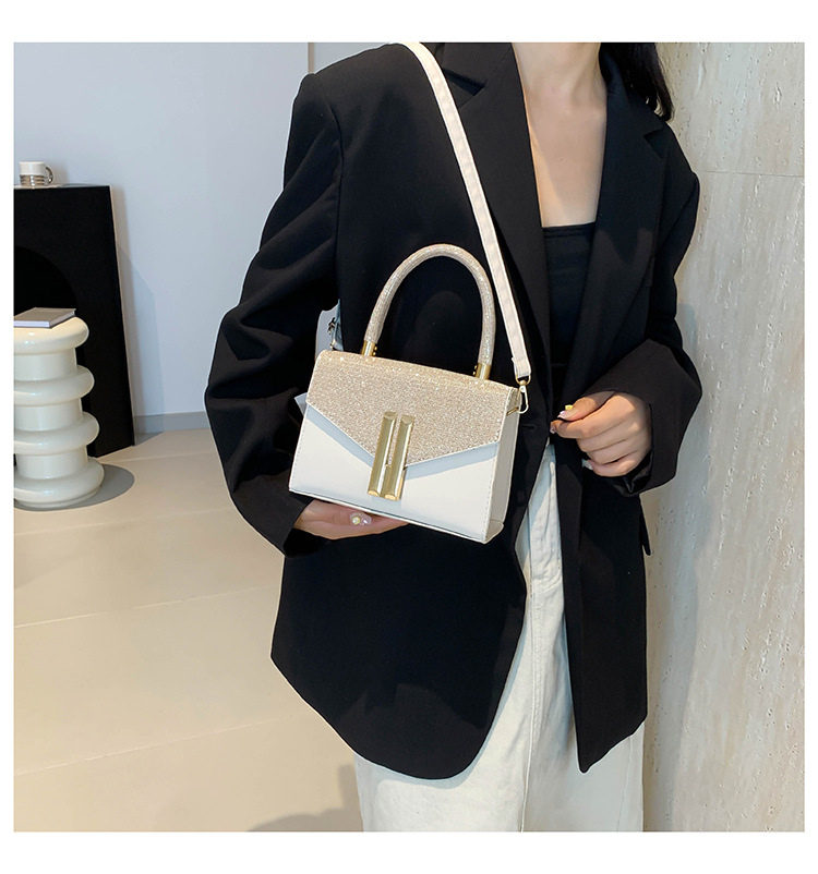Bag niche design 2024 new bags, fashionable trendy one shoulder small square bag, casual and western-style crossbody bag_voghion.com