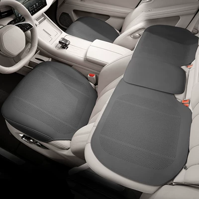 Cat Seat Cushion Black Cat White: Seat cushion, seat cover - type-b-thin-pad-noble-black-3-piece-set-for-the-whole-car