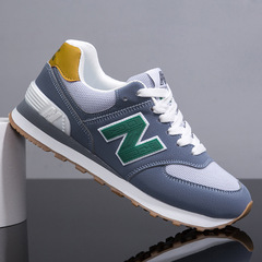 574N unisex low-top running shoes, casual retro, live streaming dropshipping, classic couple shoes