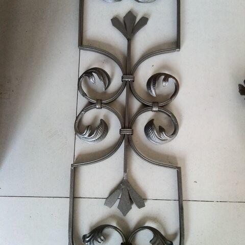 铁艺大门花盘配件 外贸工厂大门围栏栏杆扶手配件组合花