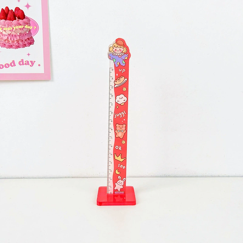 Cute cartoon children's removable ruler, handheld stationery for elementary school students