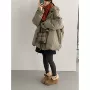连帽加厚保暖高克重羽绒服