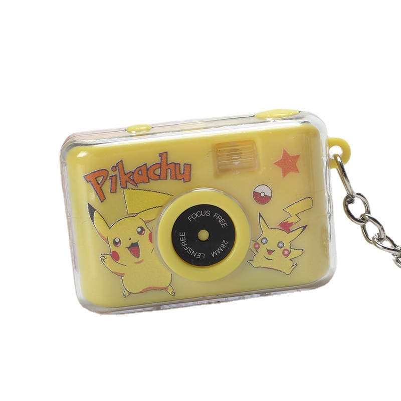 Muñeca máquina de dibujos animados Sanrio llavero melodía Lycra Cámara colgante lindo sonido luminoso regalo creativo