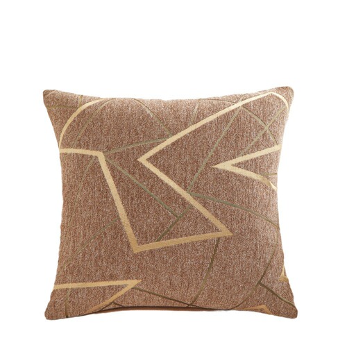 Colorful pillows, simple pillow cases, European retro cushions, living room lines, three-dimensional sense, high-end chenille cushions, detachable