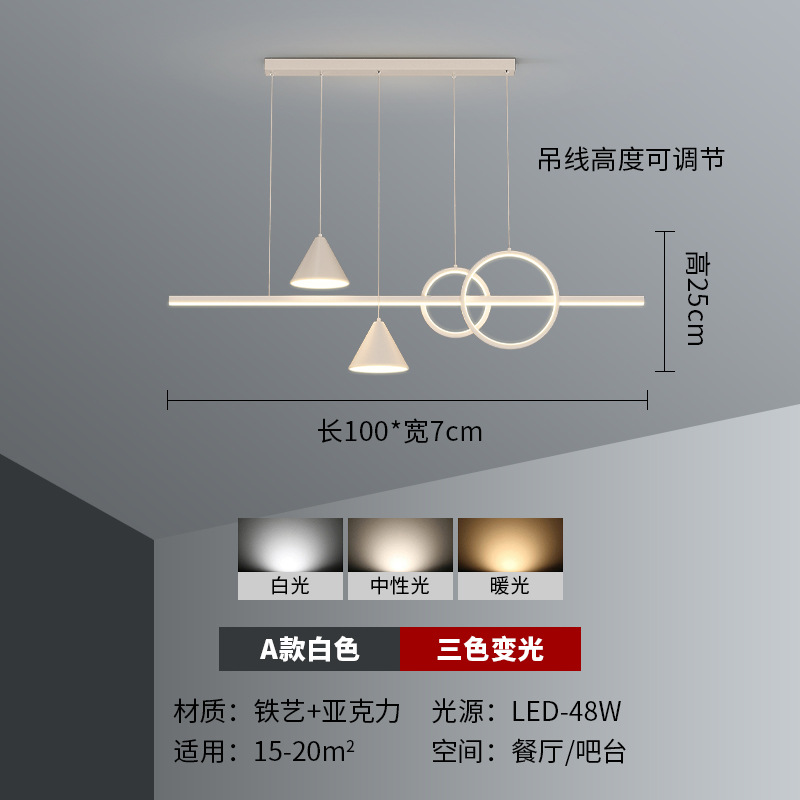 Lámparas de comedor Zhongshan lámparas de lujo moderno y simple atmósfera nórdica de la casa sala de estar barra de mesa de comedor lámpara de mesa