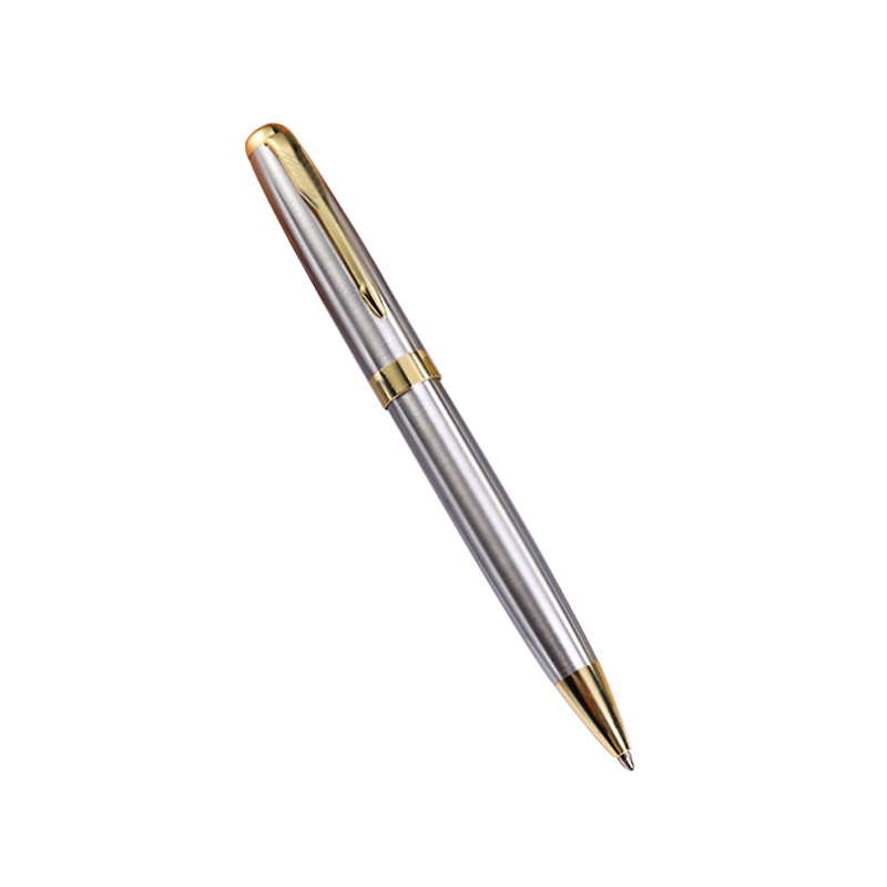 Suministro directo de fábrica Bolígrafo De Metal logotipo de la pluma de publicidad de alta gama pluma de aceite de negocios pluma de regalo pluma de metal de impresión