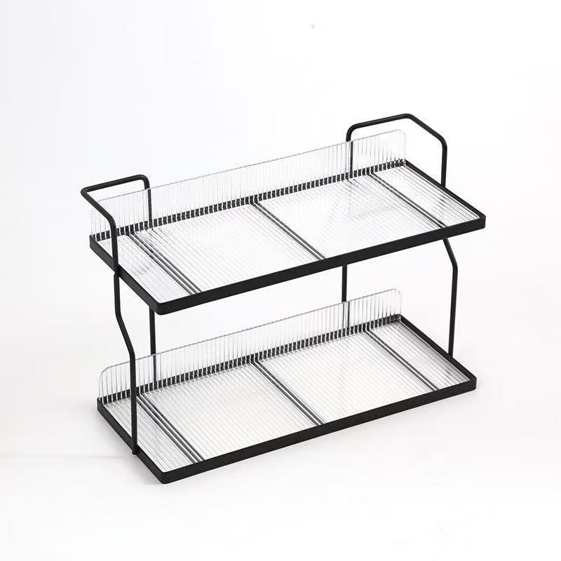 Estante de cocina estante de condimento de mesa estante de almacenamiento multifuncional condimento estante de almacenamiento multicapa venta directa de fábrica