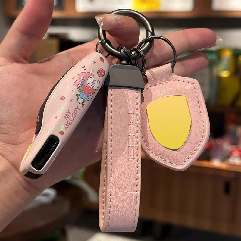 A 형 [멜로디] 싱글 쉘 + 쉴드 + 가죽 버클 세트