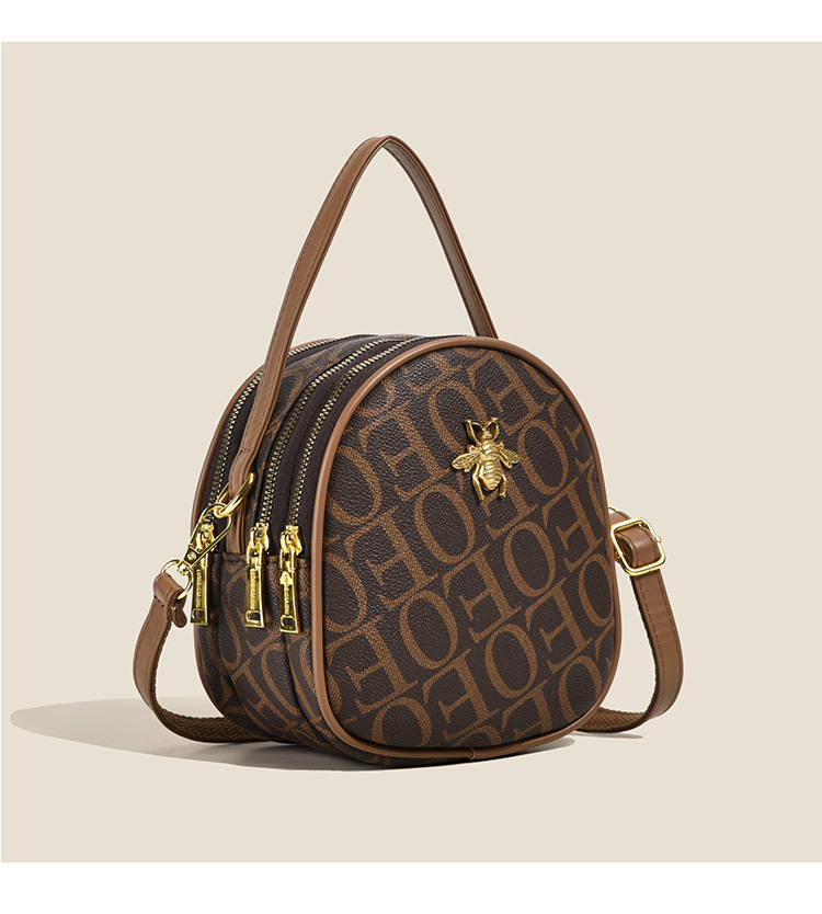 Borsa a tracolla donna moda retro borsa piccola a spalla stampa_voghion.com