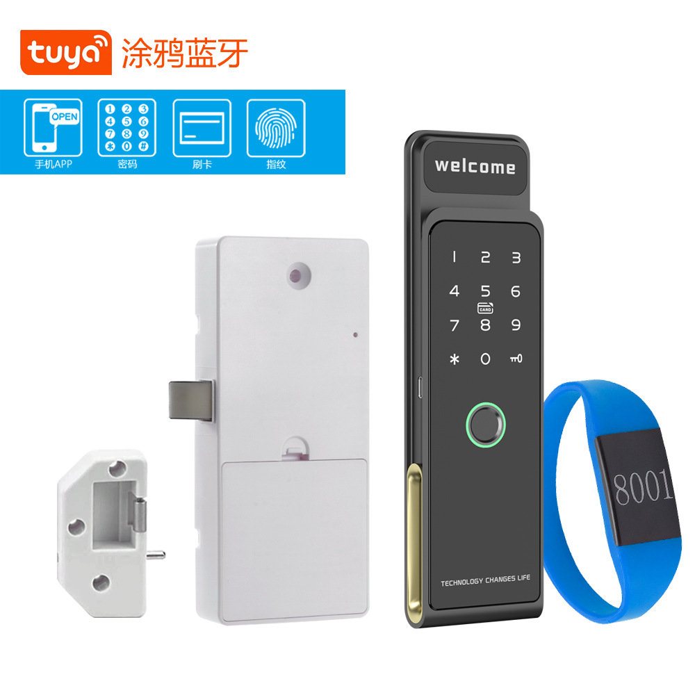 涂鸦APP+刷卡+密码+指纹