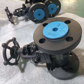 锻钢A105材质J41H-100  手动法兰截止阀图片