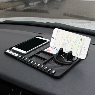 Car Phone Holder Anti-Slip Anti-slip mat - black