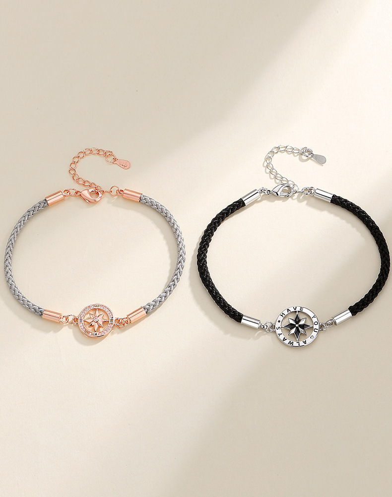 八芒星钟盘情侣手链详情_03