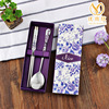 Handheld tableware stainless steel, spoon, chopsticks, street set for traveling, Birthday gift