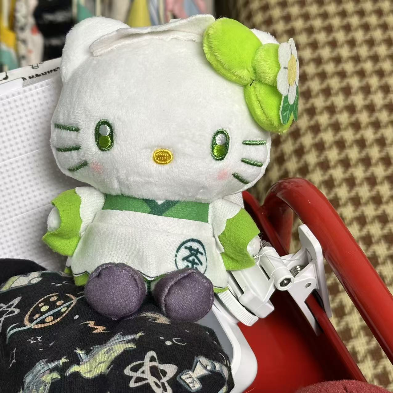 Amor hellokitty muñeca colgante llavero colgante bolsas de regalo bolsas de peluche lindo muñeca colgante lindo