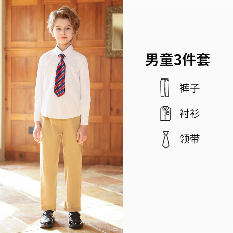 Trajes para niños, uniformes escolares, uniformes de jardín de infantes de primavera y otoño, uniformes de clase de estudiantes de secundaria, uniformes de coro de estilo universitario británico