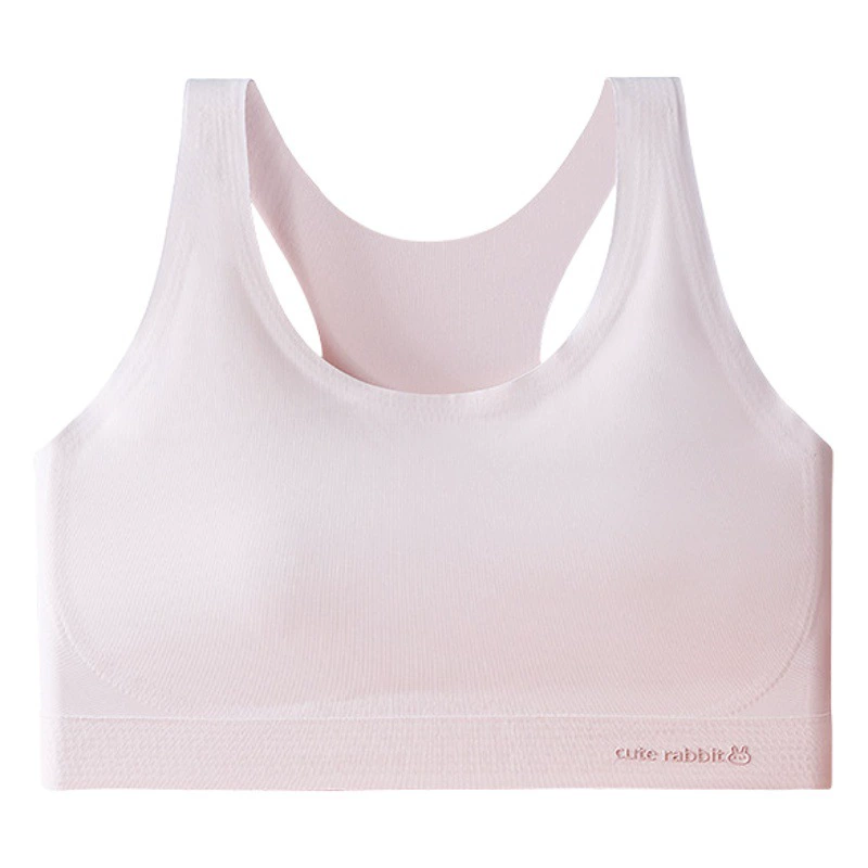 Молодежный жилет для развития для девочек Fixed Cup Начальная школа нижнее белье для девочек, спортивный невидимый бюстгальтер