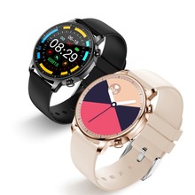 女性时尚全屏触摸智能手环血压血氧监测女性生理周期运动智能手表