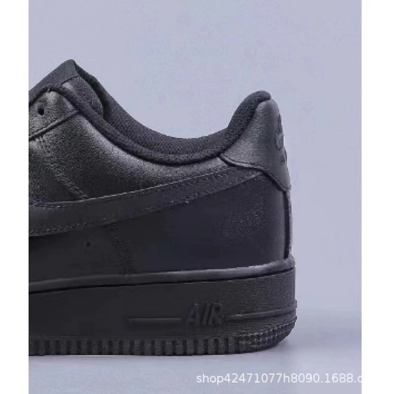 Кроссовки Nike Air Force 1, кожаные белые кеды, доска, плюс размер