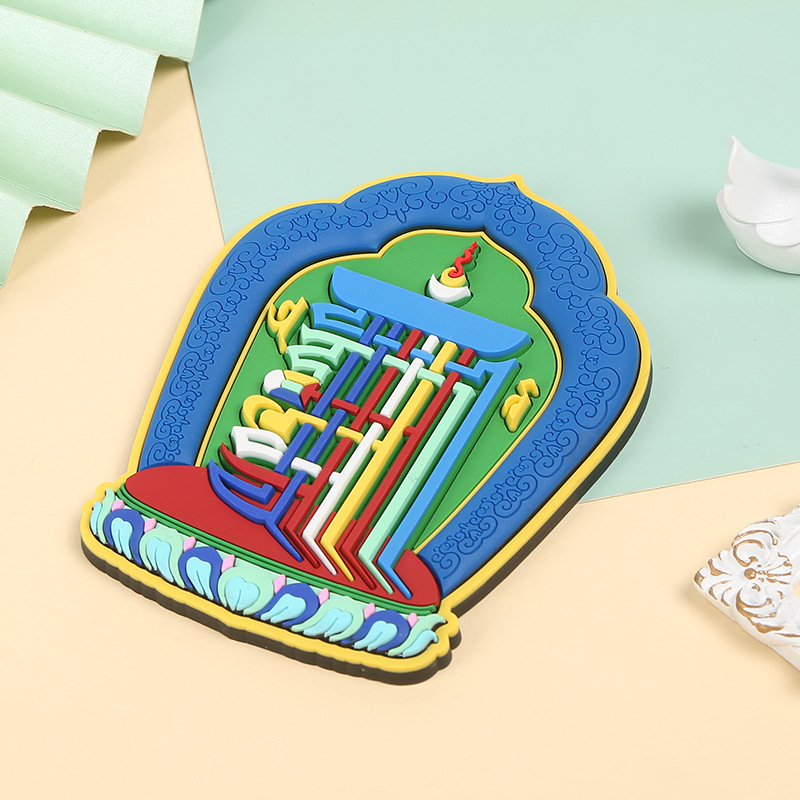 Cartoon silicone three dimensional fridge magnet PVC from soft…
