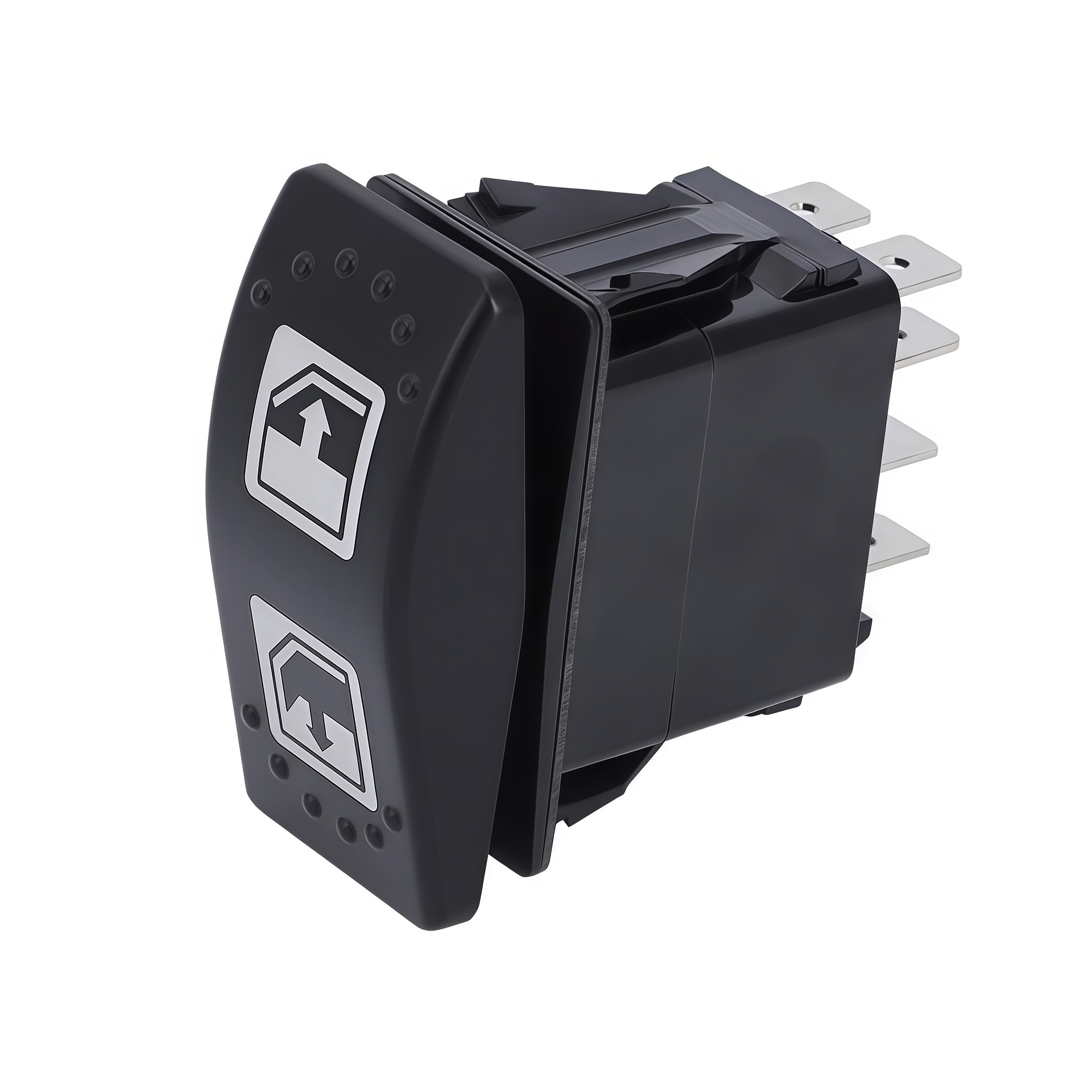 Boat switch car yacht waterproof switch rocker wiper lifting winch far and near light 12-24V