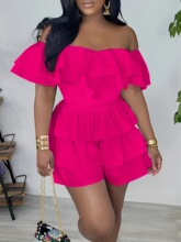 H 96536 Multi-layer Pleated Jumpsuit ƴ�Ӱ�������� ����