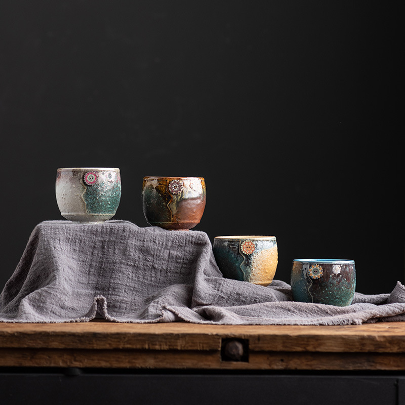 Creative Espresso Kiln-Fired Ceramic Top Quality Single Jianzhan Master Supply, Small Large Tea Cup_voghion.com