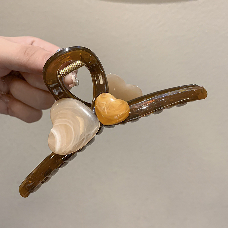 Clip de agarre, gran cantidad de cabello, horquilla esmerilada, horquilla simple, horquilla de tiburón, nuevo y exquisito tocado de alta gama, horquilla femenina