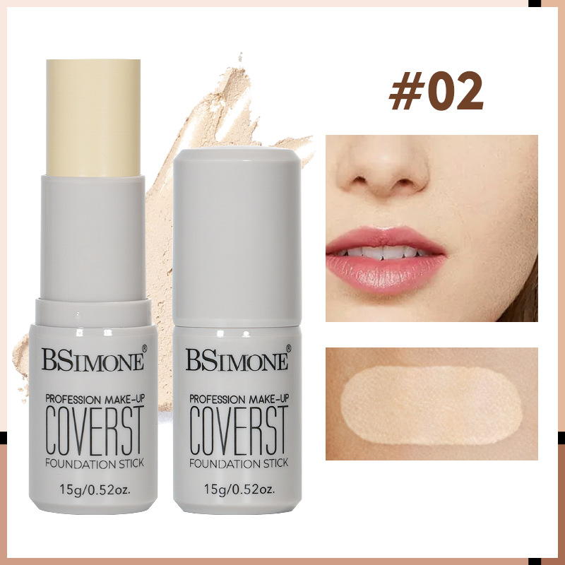 Barra de Base de Maquillaje Correctora, De Larga Duración, Corrector de Poros, para Maquillaje Facial
