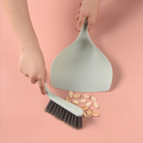 Mini broom and dustpan set, small broom and dustpan, desktop cleaning broom, plastic trash shovel, hair broom, dust removal broom