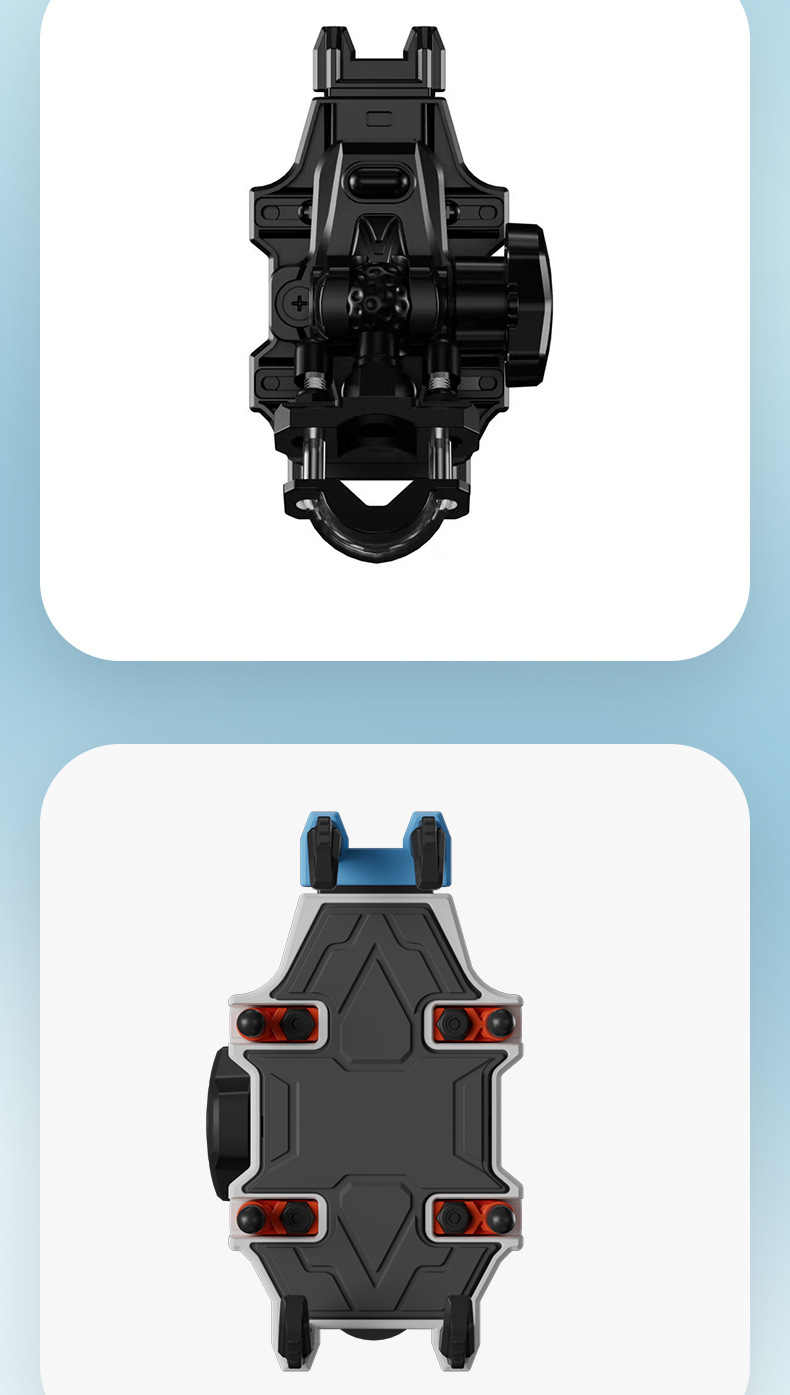 Electric Scooter Anti-Shake Bracket, Delivery Rider Vehicle Navigation Mount, Motorcycle Anti-Vibration Phone Holder